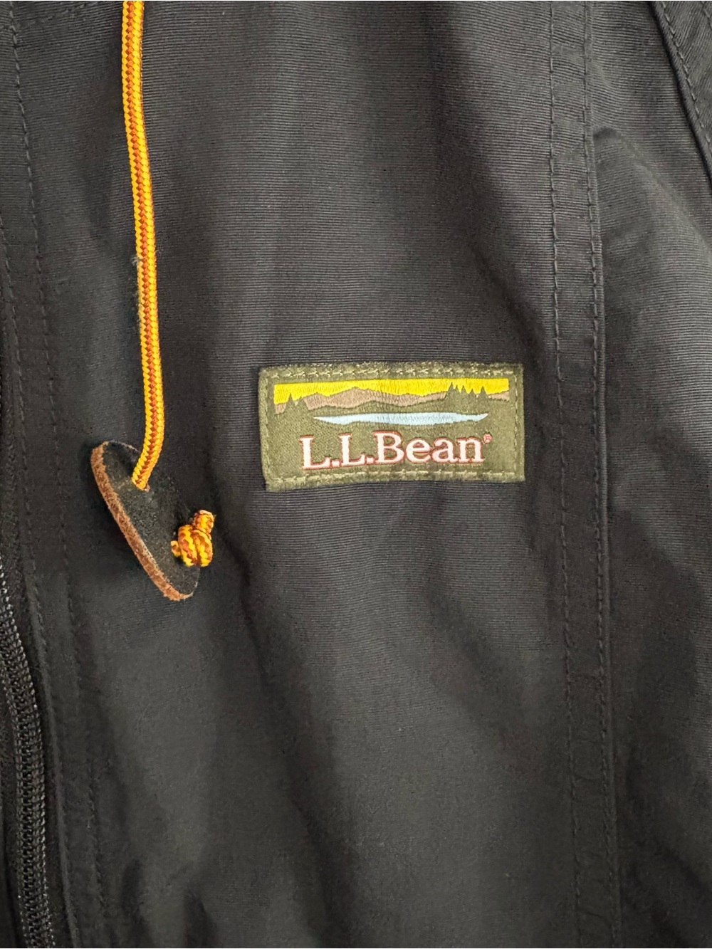 L.L. Bean Women's Black Mountain Classic Anorak Windbreaker Rain Jacket XS Nylon - Picture 11 of 13